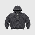 "BLACK COVEN" ZIPPER HOODIE